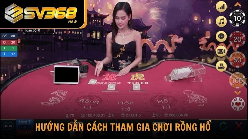 Hướng dẫn cách tham gia chơi Rồng Hổ online tại SV368